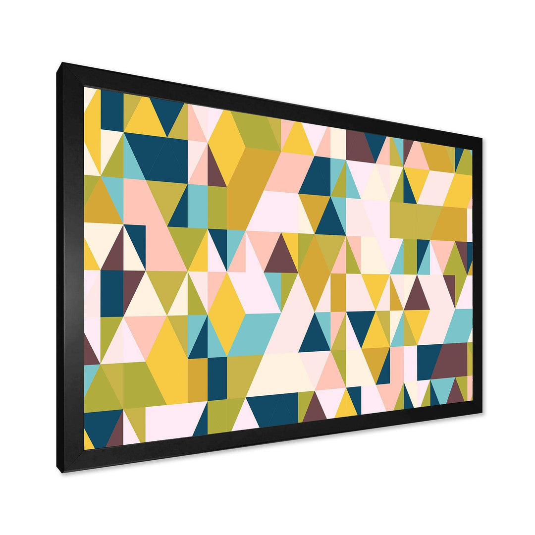 Triangular Retro Design I - Living Room Wall Decor