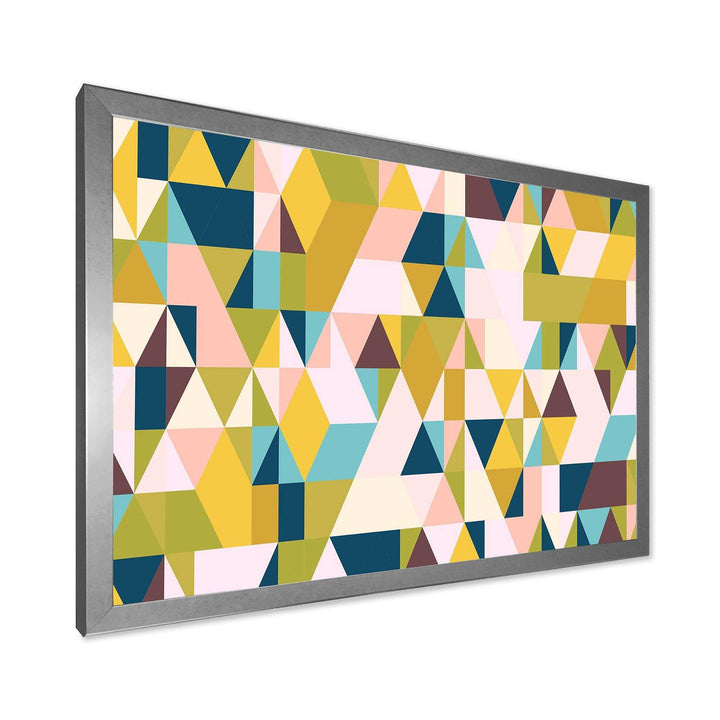 Triangular Retro Design I - Living Room Wall Decor