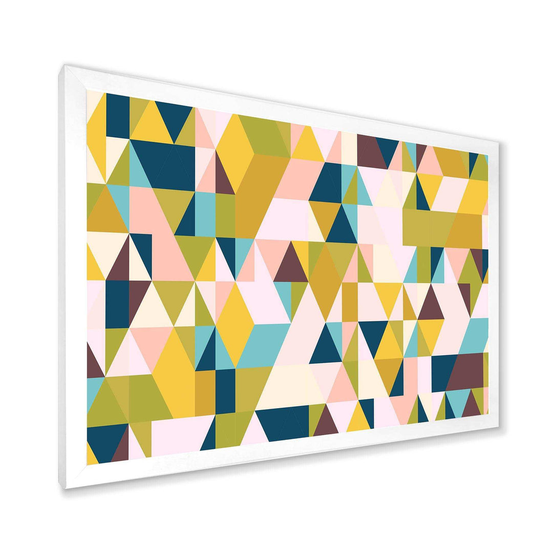 Triangular Retro Design I - Living Room Wall Decor