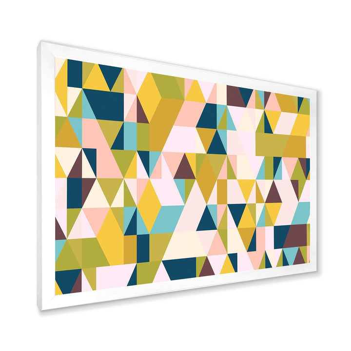 Triangular Retro Design I - Living Room Wall Decor