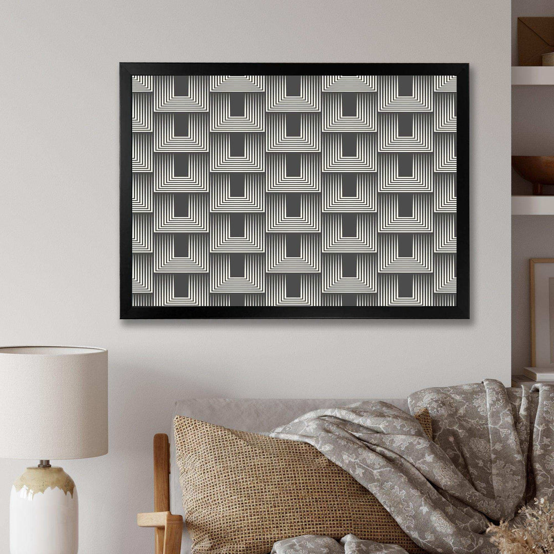 Mimimal Black and White Design I - Living Room Wall Decor