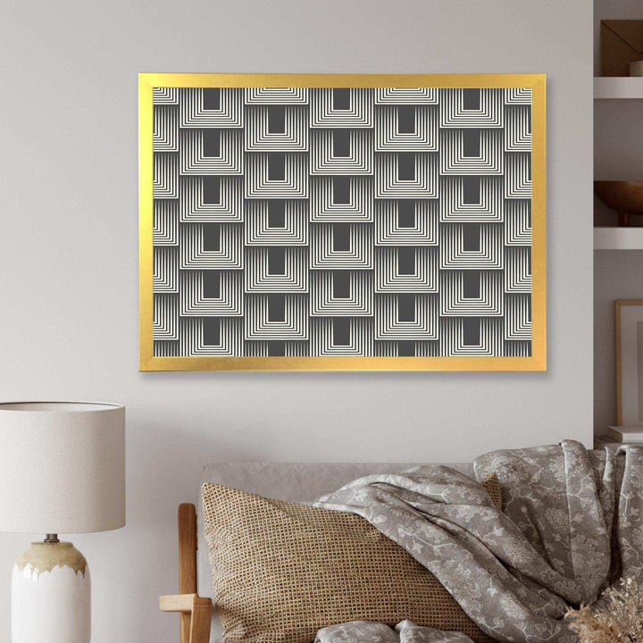 Mimimal Black and White Design I - Living Room Wall Decor
