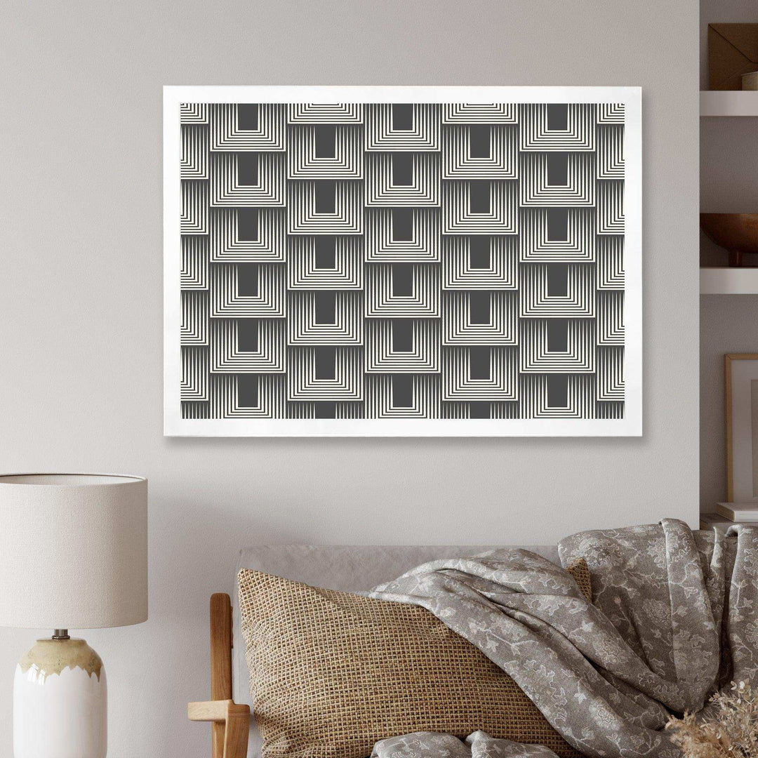 Mimimal Black and White Design I - Living Room Wall Decor