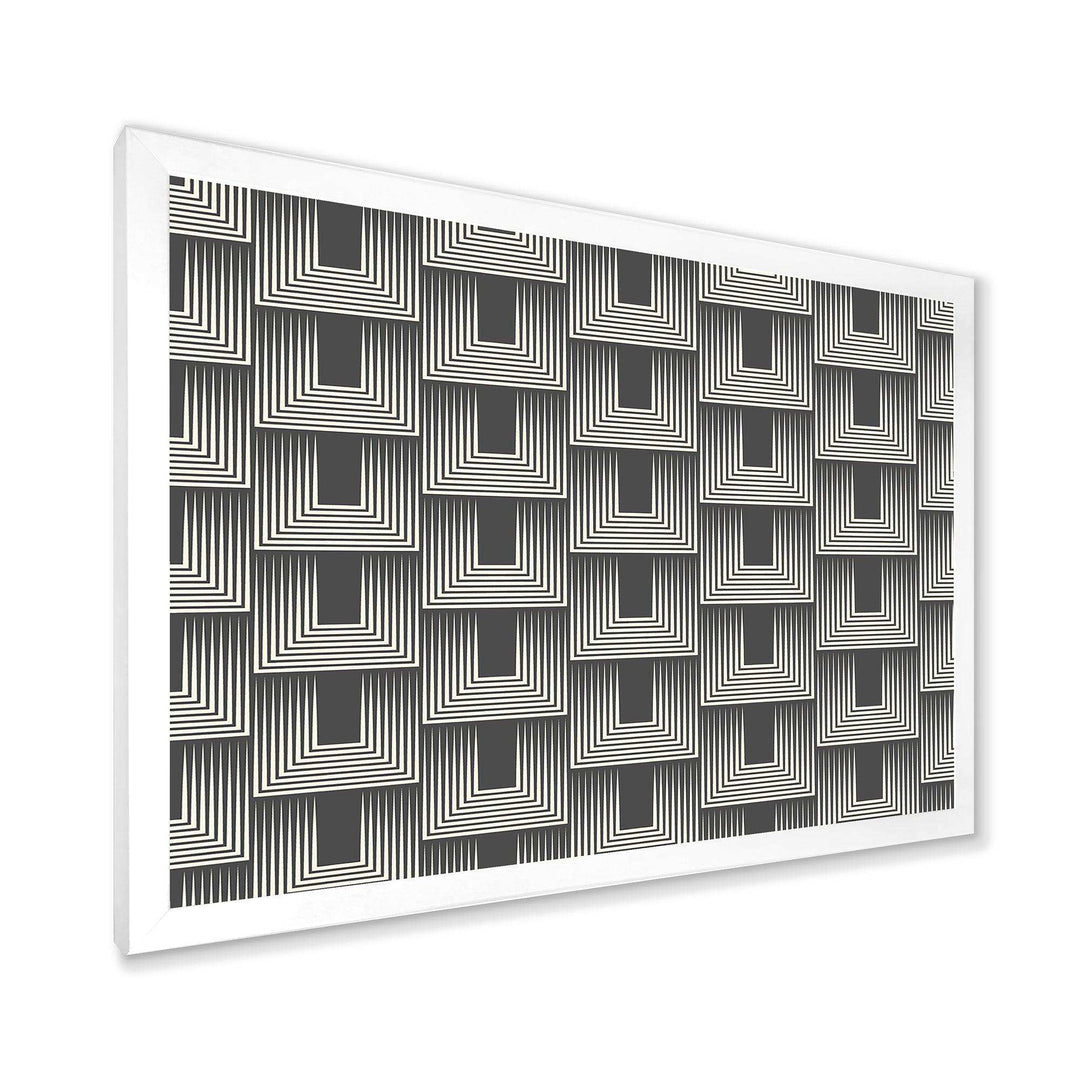 Mimimal Black and White Design I - Living Room Wall Decor