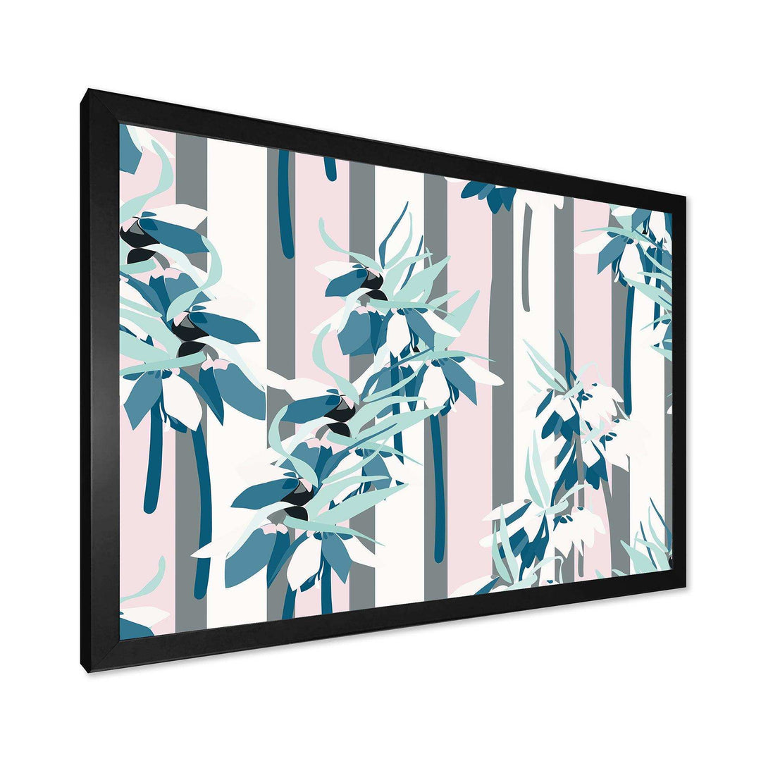 Retro Handdrawn Lilies - Wall Art Prints