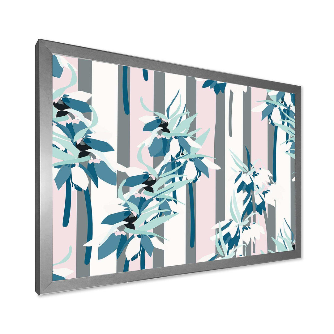 Retro Handdrawn Lilies - Wall Art Prints