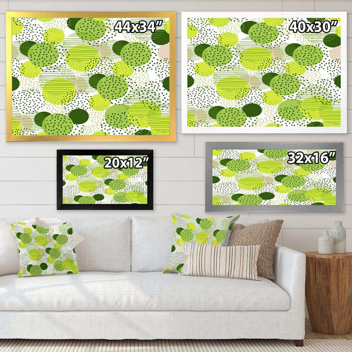 Circular Abstract Retro Geometric X - Bedroom Wall Art