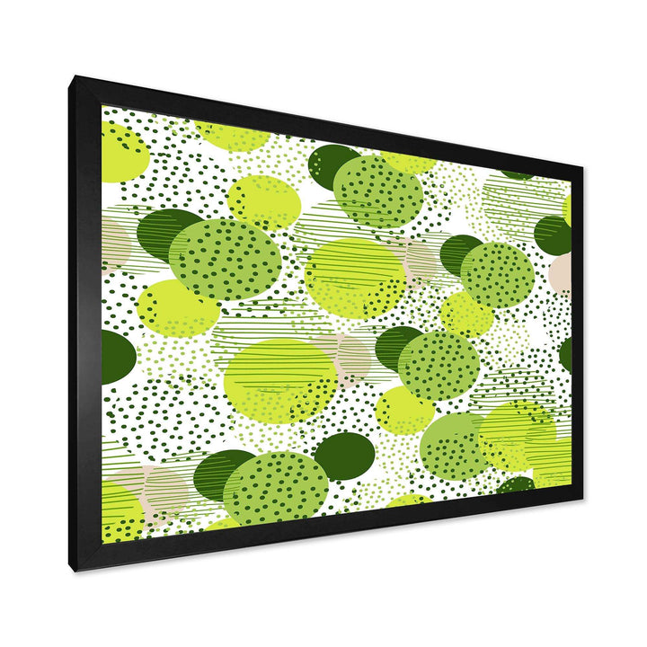 Circular Abstract Retro Geometric X - Bedroom Wall Art