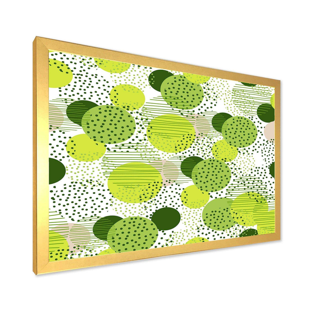 Circular Abstract Retro Geometric X - Bedroom Wall Art