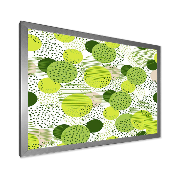 Circular Abstract Retro Geometric X - Bedroom Wall Art