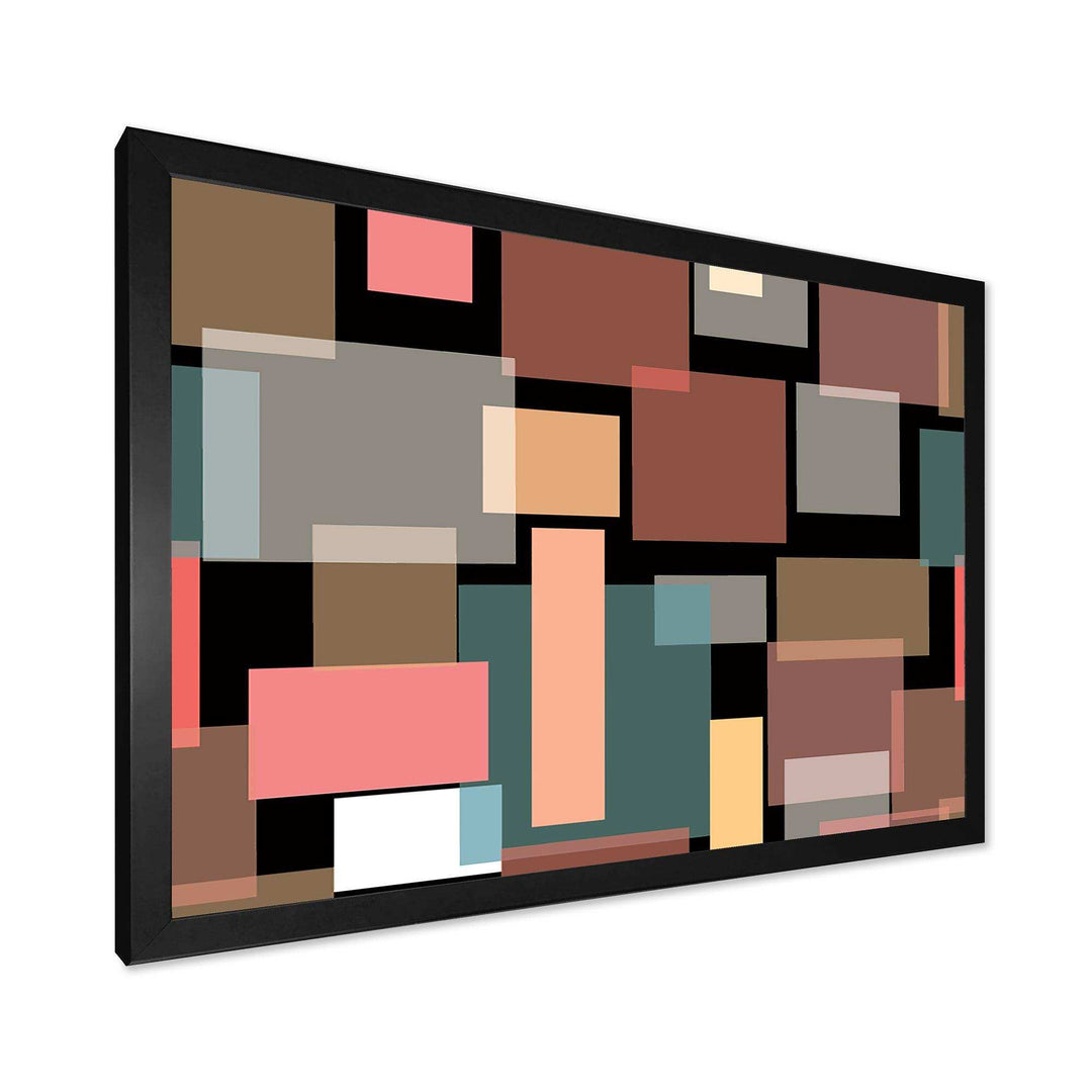 Retro Square Design II - Wall Art Prints