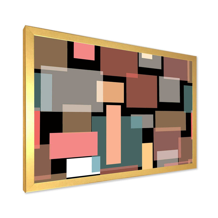 Retro Square Design II - Wall Art Prints