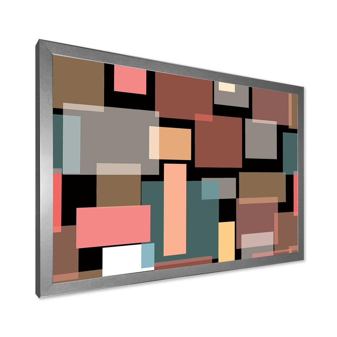 Retro Square Design II - Wall Art Prints