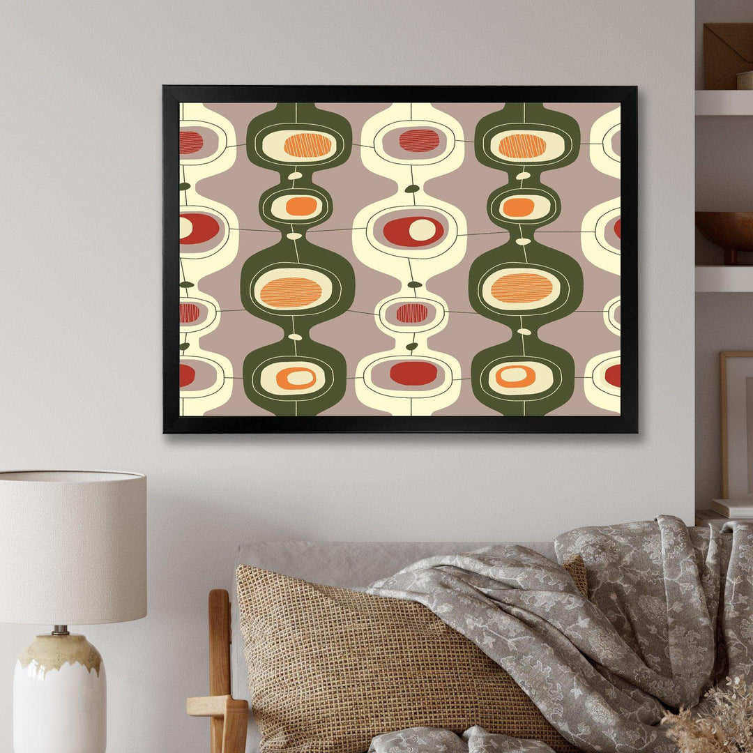 Retro Abstract Design X - Canvas Wall Art
