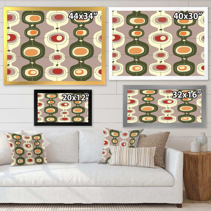 Retro Abstract Design X - Canvas Wall Art