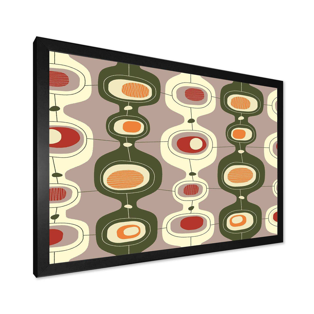 Retro Abstract Design X - Canvas Wall Art