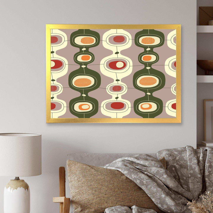 Retro Abstract Design X - Canvas Wall Art