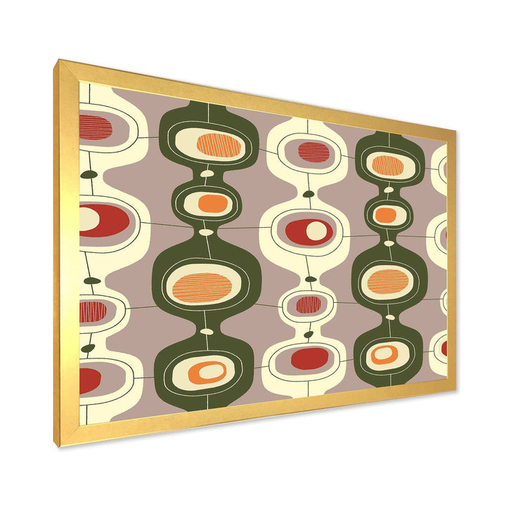 Retro Abstract Design X - Canvas Wall Art