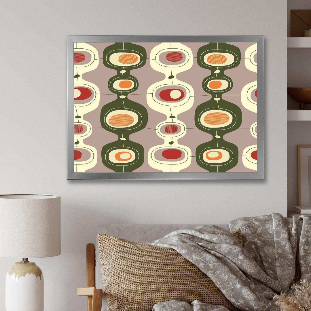 Retro Abstract Design X - Canvas Wall Art