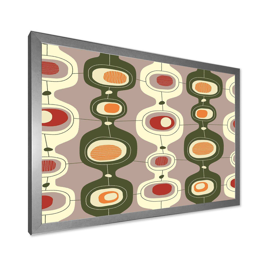 Retro Abstract Design X - Canvas Wall Art