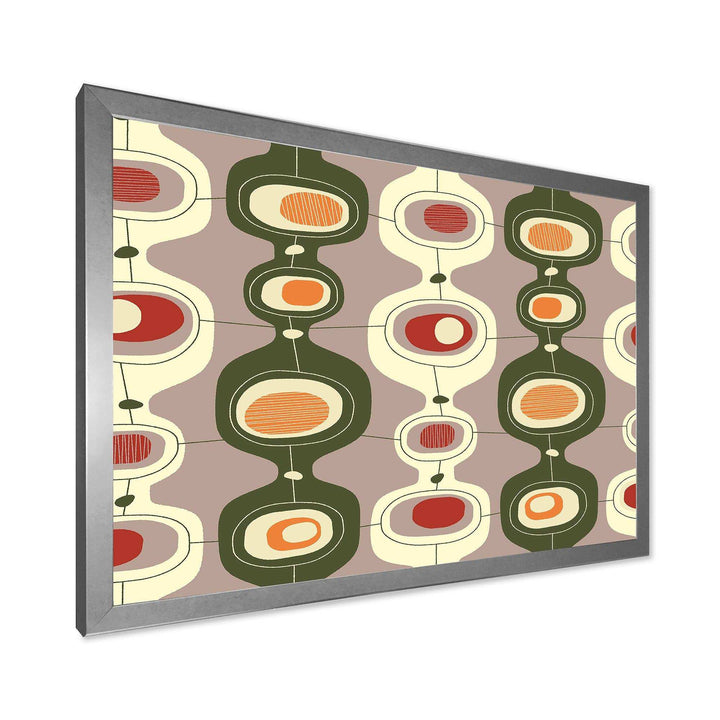 Retro Abstract Design X - Canvas Wall Art