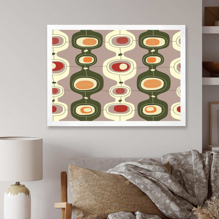 Retro Abstract Design X - Canvas Wall Art