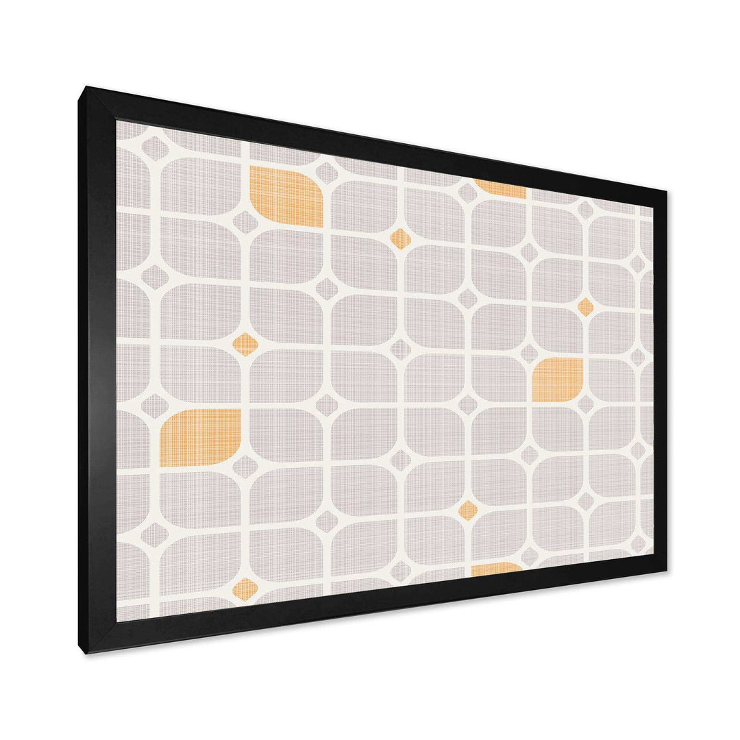 Retro Geometrical Pattern II - Canvas Wall Art
