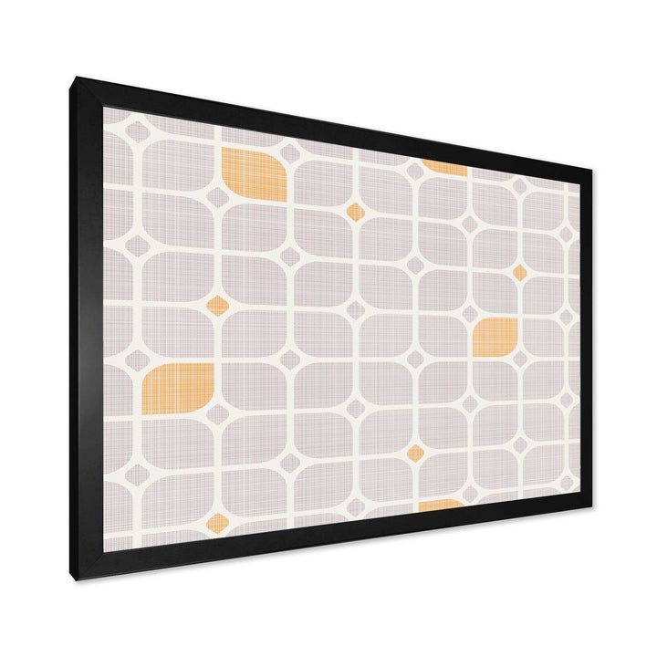 Retro Geometrical Pattern II - Canvas Wall Art