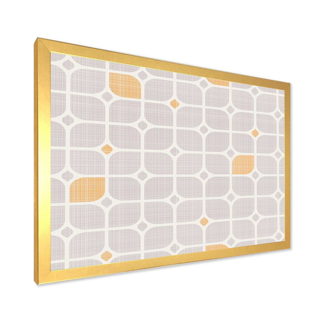 Retro Geometrical Pattern II - Canvas Wall Art