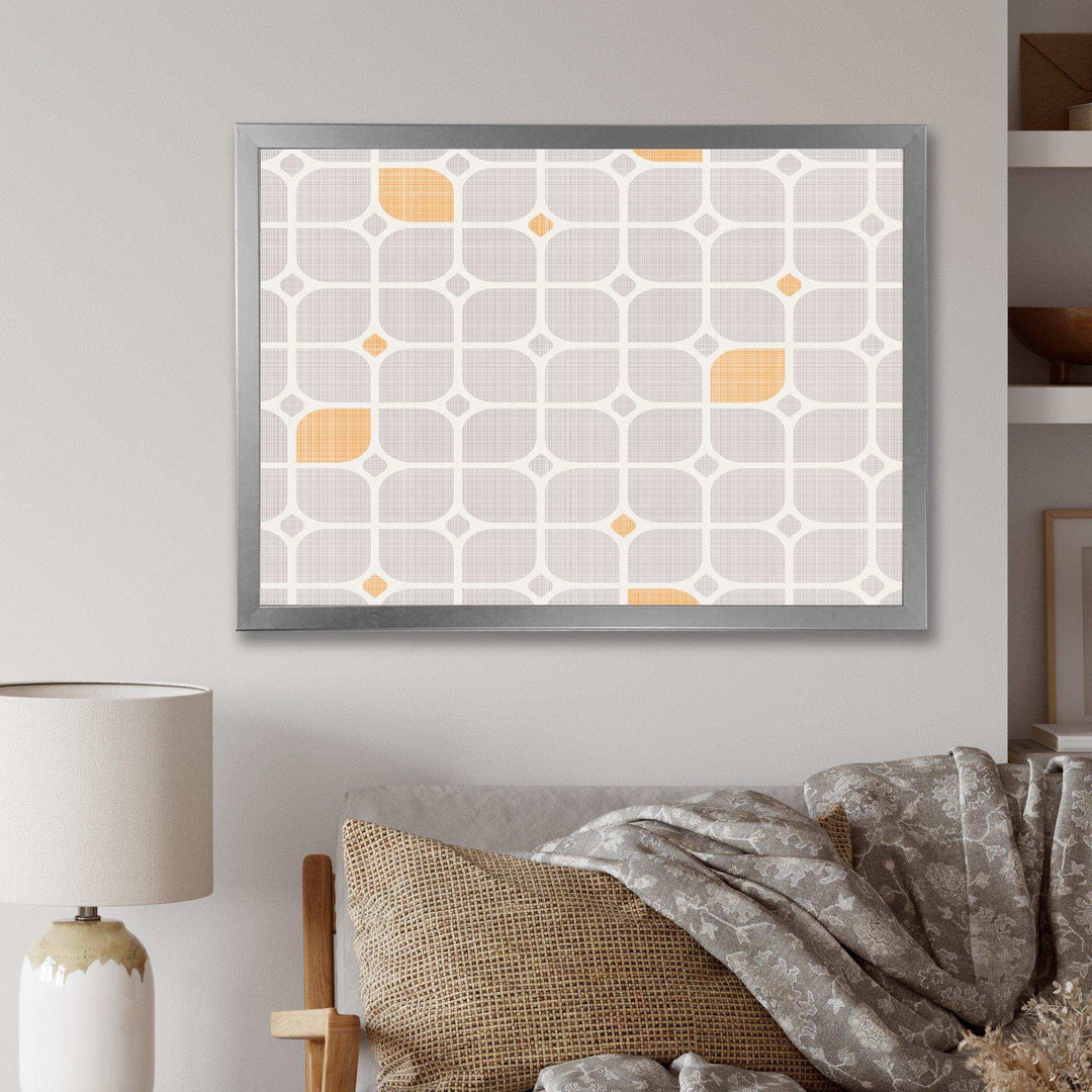 Retro Geometrical Pattern II - Canvas Wall Art