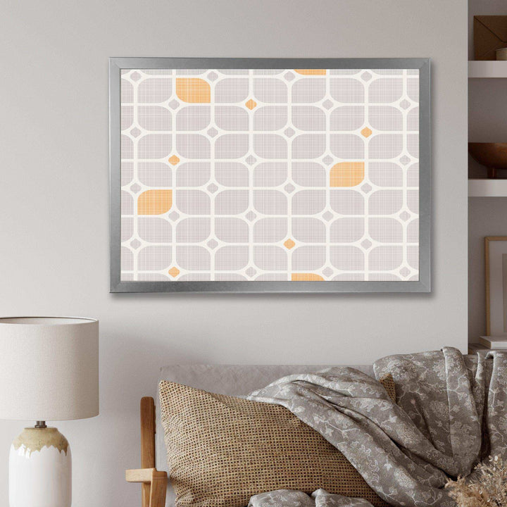 Retro Geometrical Pattern II - Canvas Wall Art