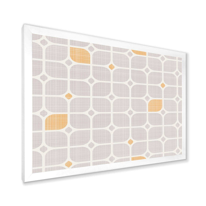 Retro Geometrical Pattern II - Canvas Wall Art