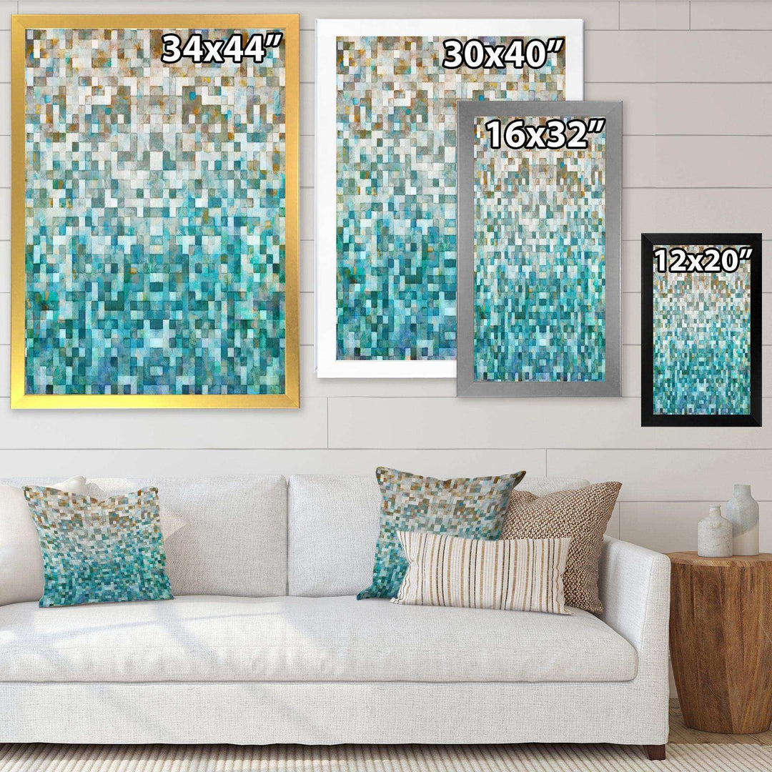 Blocked Abstract II - Canvas Wall Art
