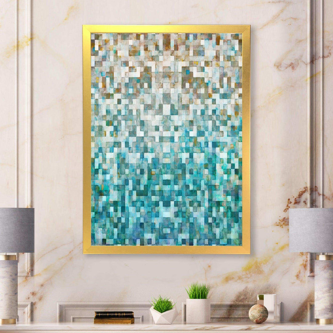 Blocked Abstract II - Canvas Wall Art