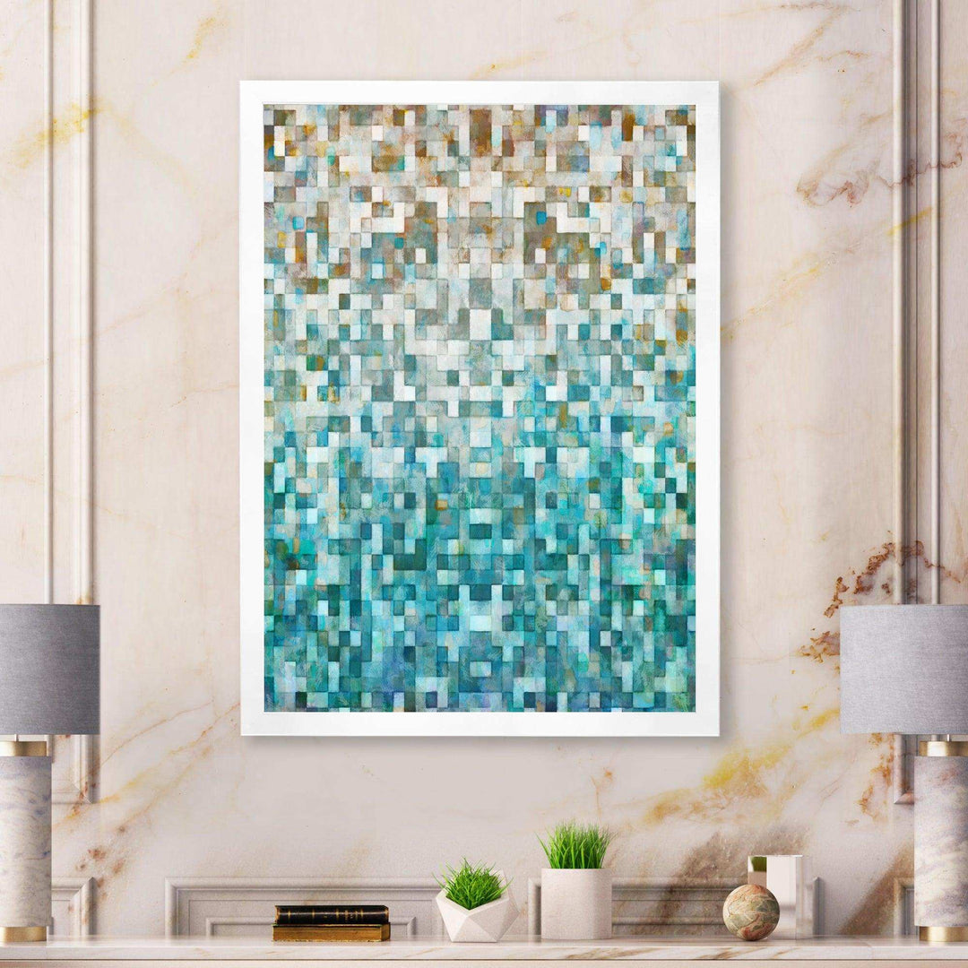 Blocked Abstract II - Canvas Wall Art