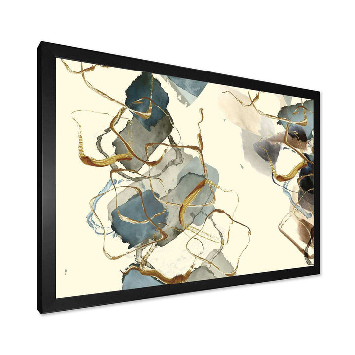 Gold Glam Squares VI - Bedroom Wall Art