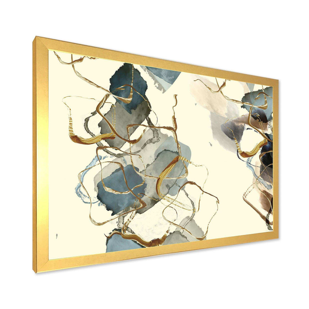 Gold Glam Squares VI - Bedroom Wall Art
