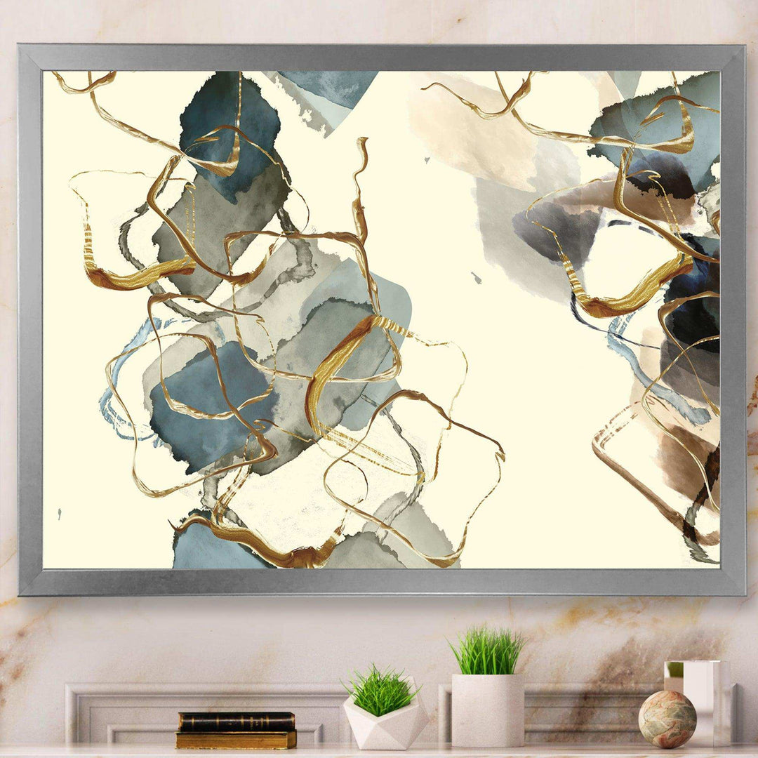 Gold Glam Squares VI - Bedroom Wall Art