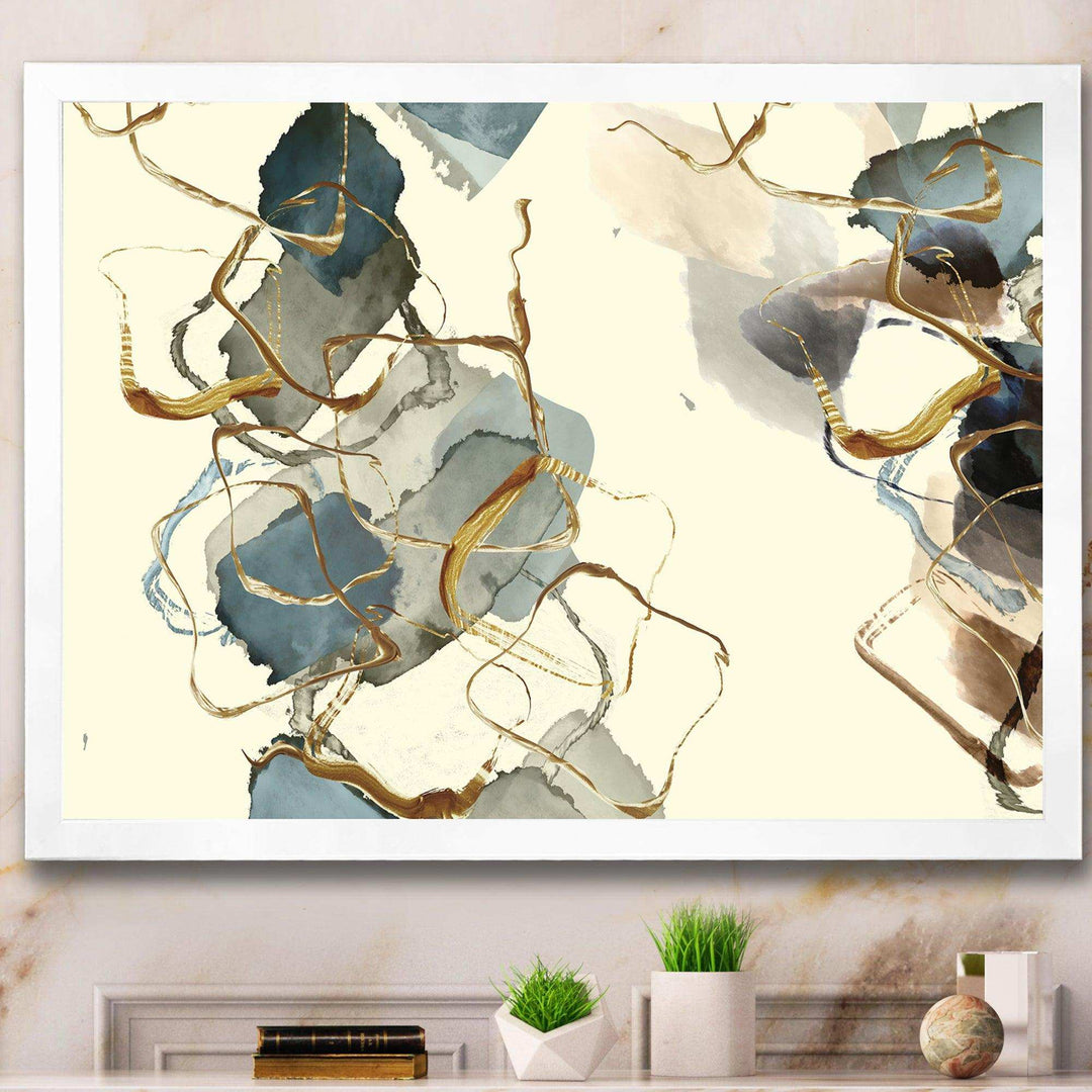 Gold Glam Squares VI - Bedroom Wall Art