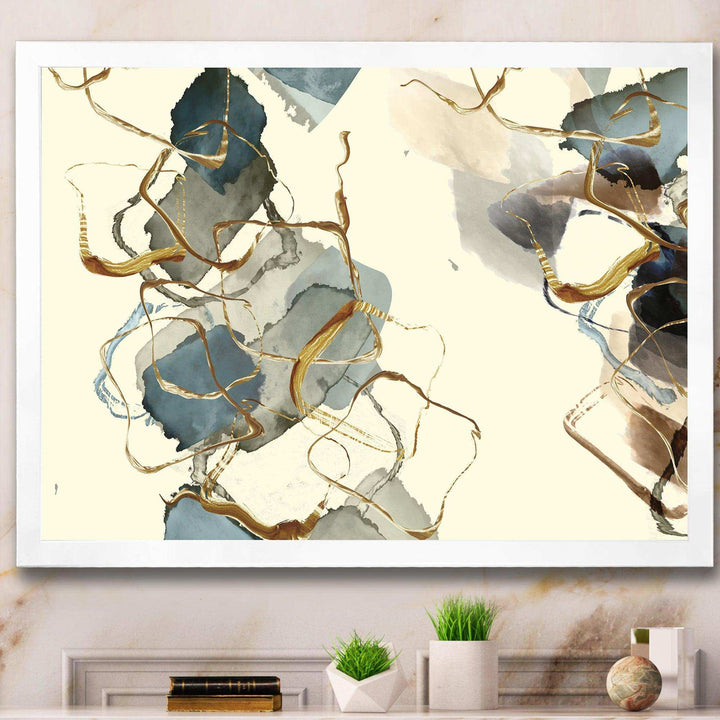 Gold Glam Squares VI - Bedroom Wall Art