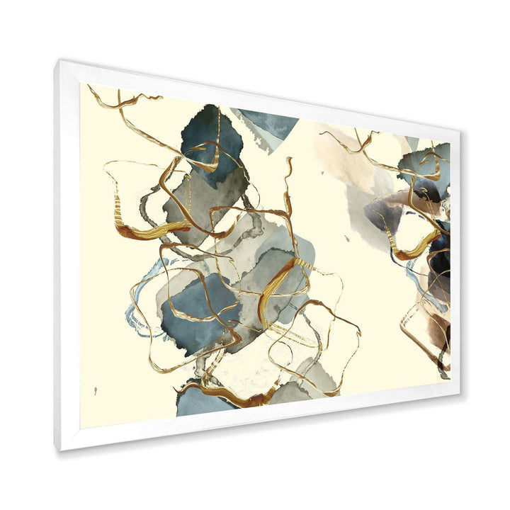 Gold Glam Squares VI - Bedroom Wall Art