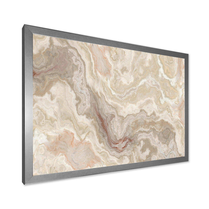 White Onyx Natural White Marble - Wall Art Prints