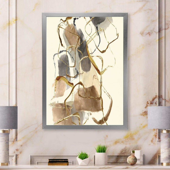 Gold Glam Squares VIII - Bedroom Wall Art