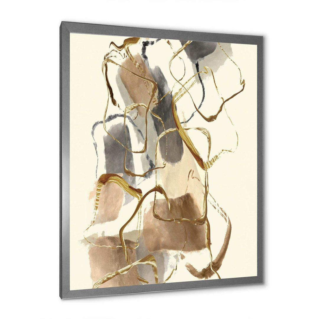 Gold Glam Squares VIII - Bedroom Wall Art