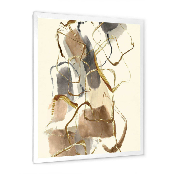 Gold Glam Squares VIII - Bedroom Wall Art