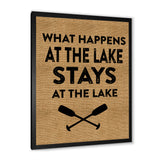 Stays At The Lake