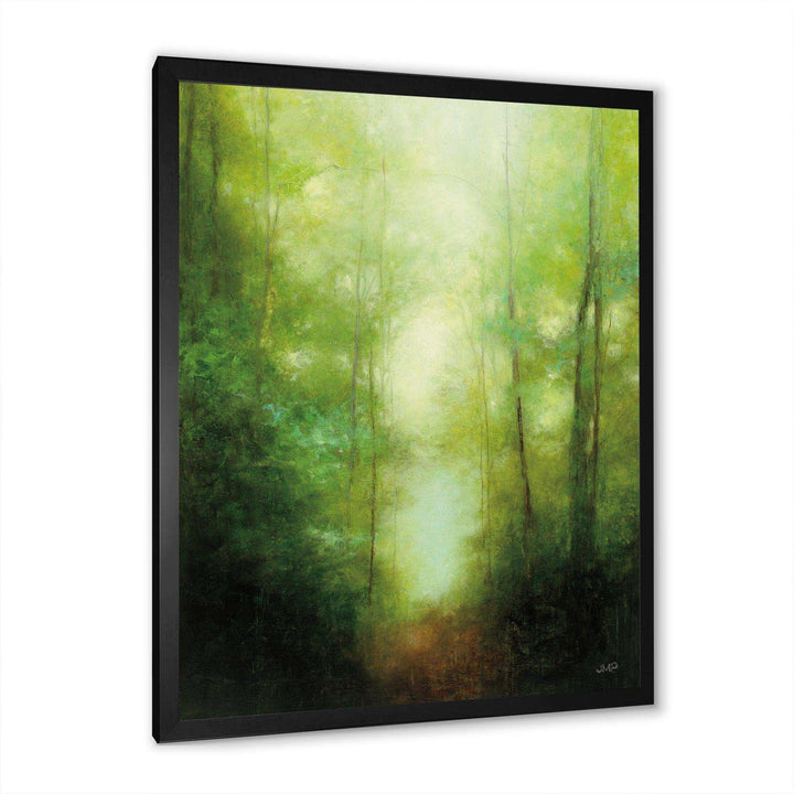 Into the Clearing Forest - Farmhouse Canvas Wall Art