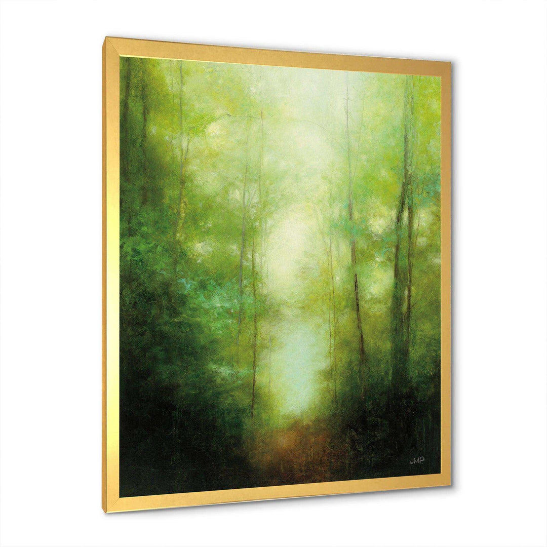 Into the Clearing Forest - Farmhouse Canvas Wall Art