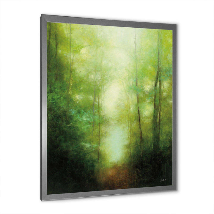 Into the Clearing Forest - Farmhouse Canvas Wall Art