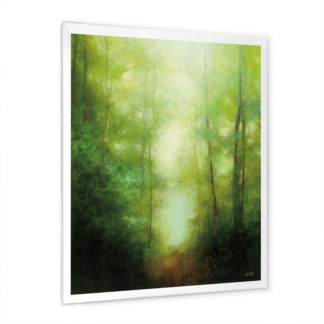 Into the Clearing Forest - Farmhouse Canvas Wall Art